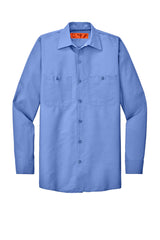 Red Kap Long Size Long Sleeve Industrial Work Shirt SP14LONG