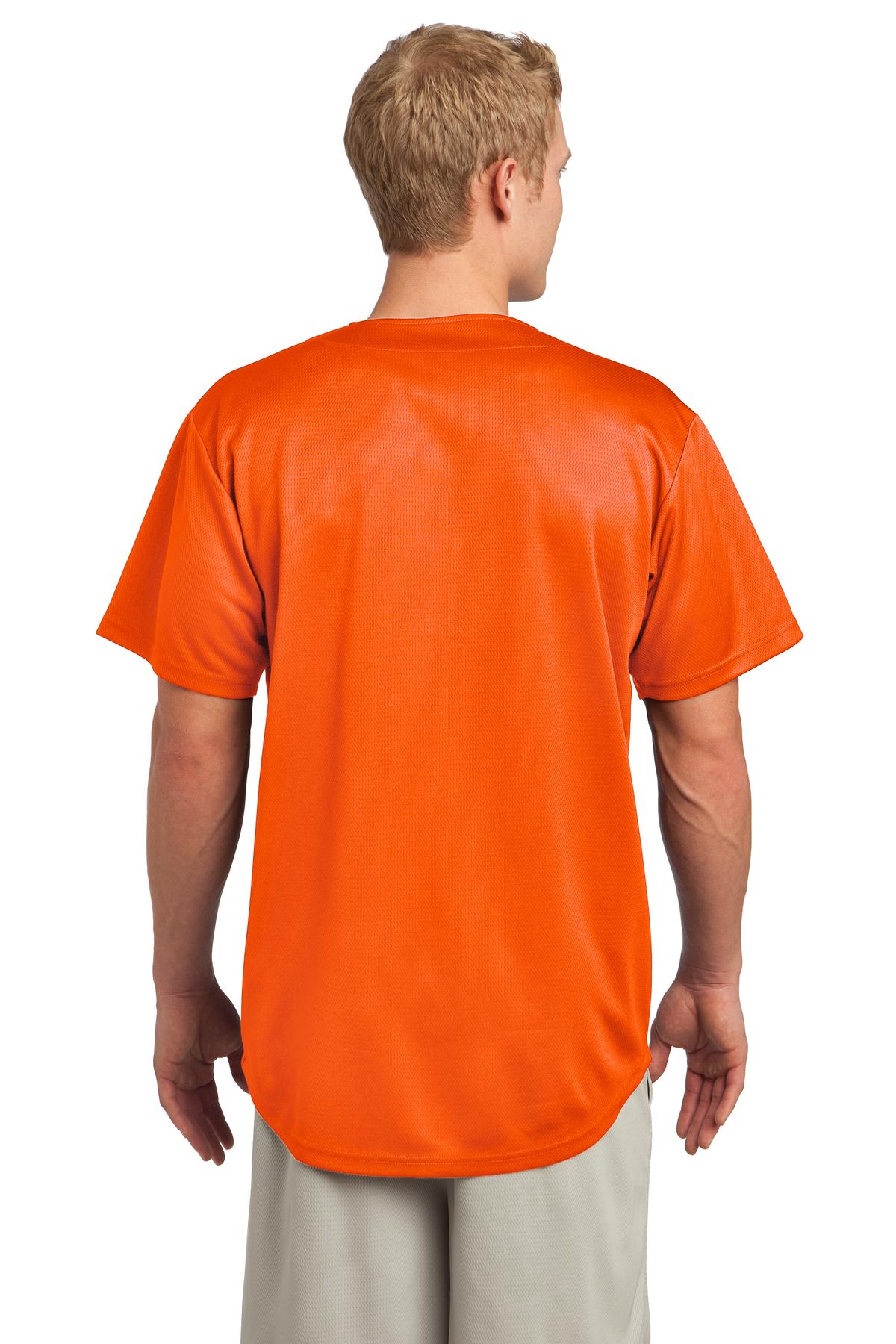Sport-Tek PosiCharge Tough Mesh Full-Button Jersey ST220