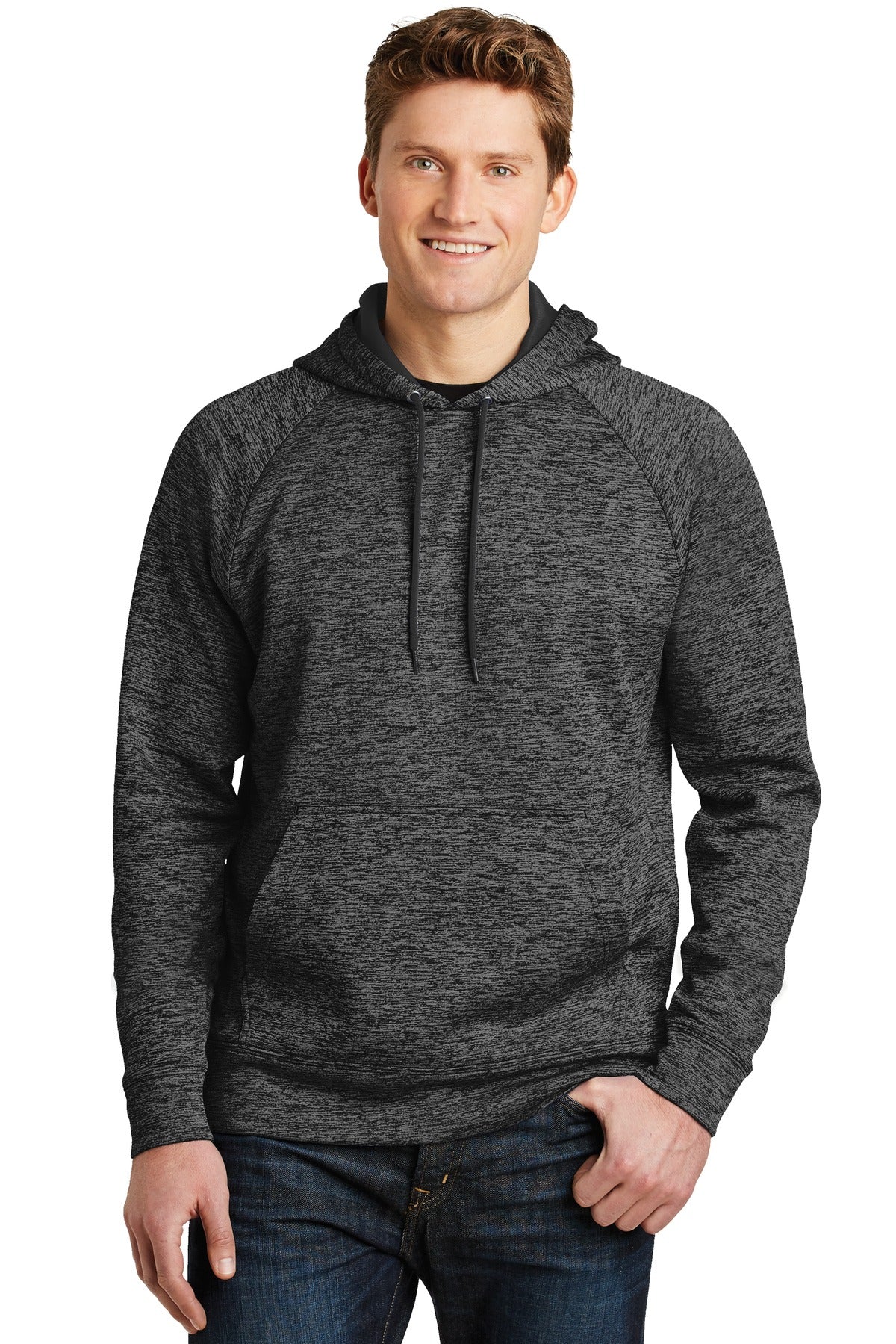 Sport-Tek PosiCharge Electric Heather Fleece Hooded Pullover ST225