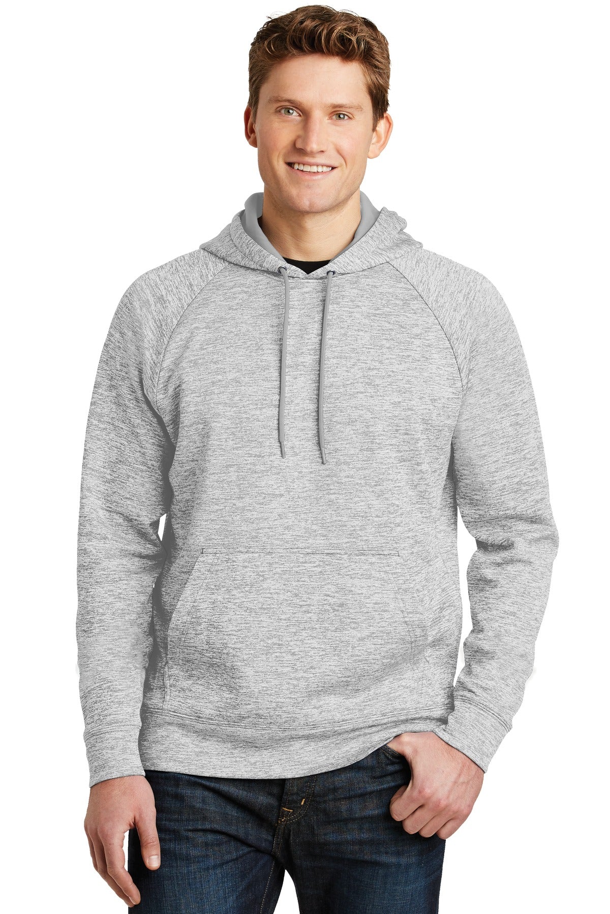 Sport-Tek PosiCharge Electric Heather Fleece Hooded Pullover ST225