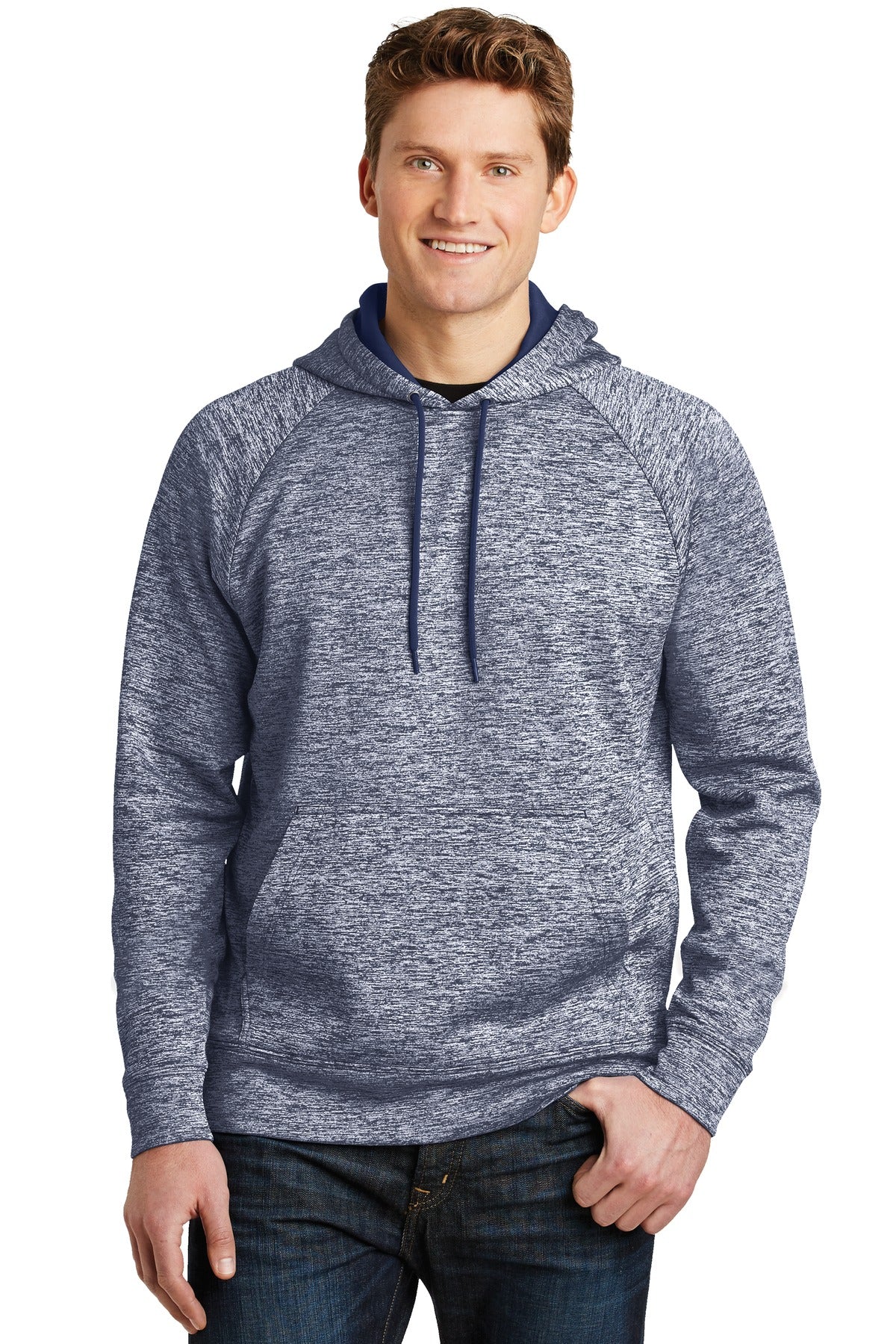Sport-Tek PosiCharge Electric Heather Fleece Hooded Pullover ST225