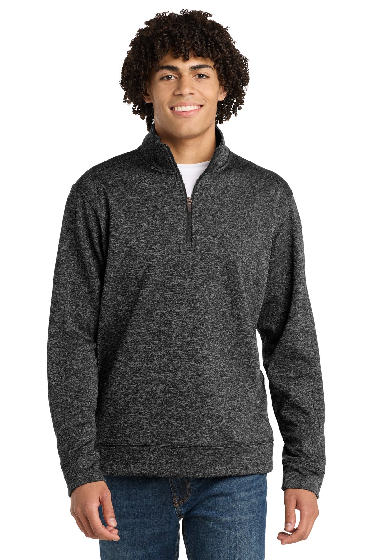 Sport-Tek PosiCharge Electric Heather Fleece 1/4-Zip Pullover ST226