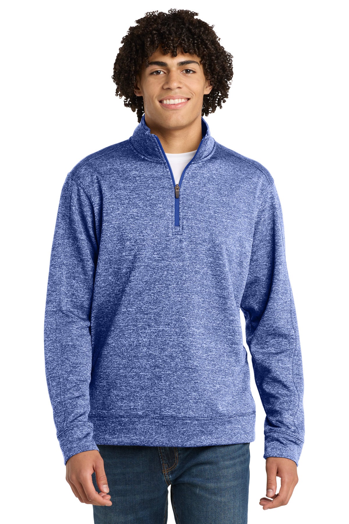 Sport-Tek PosiCharge Electric Heather Fleece 1/4-Zip Pullover ST226