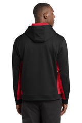 Sport-Tek Sport-Wick Fleece Colorblock Hooded Pullover ST235