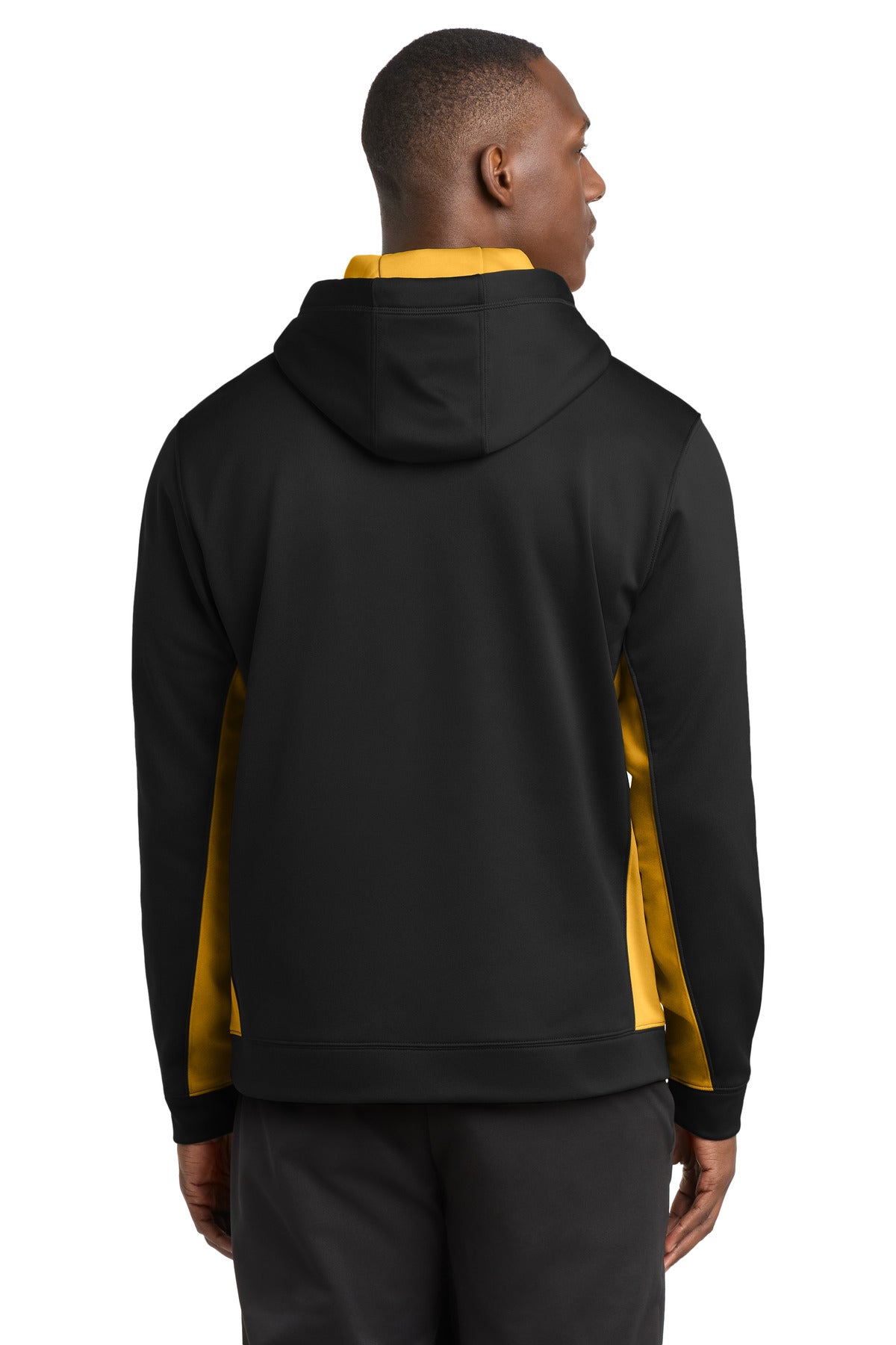 Sport-Tek Sport-Wick Fleece Colorblock Hooded Pullover ST235