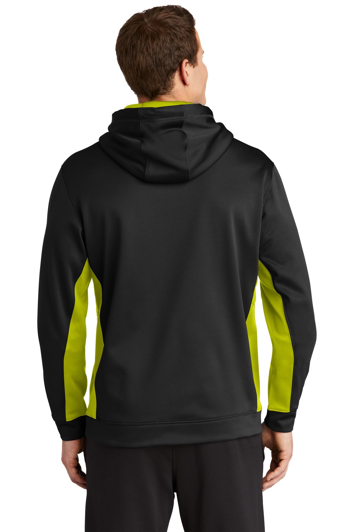 Sport-Tek Sport-Wick Fleece Colorblock Hooded Pullover ST235