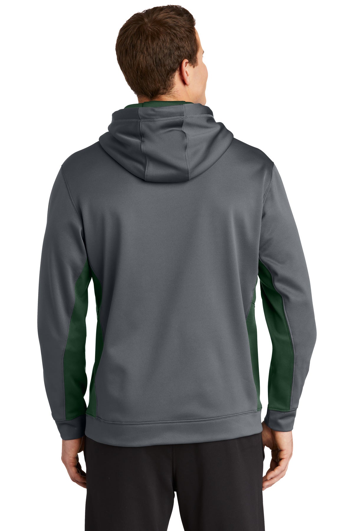 Sport-Tek Sport-Wick Fleece Colorblock Hooded Pullover ST235