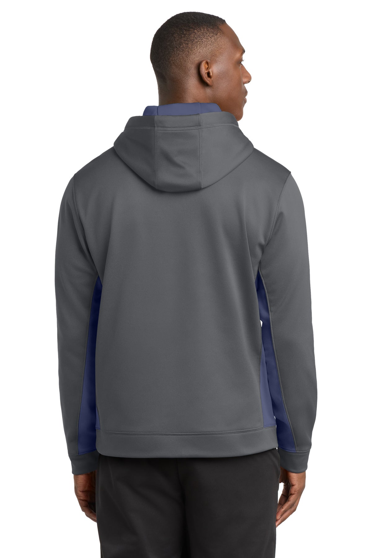 Sport-Tek Sport-Wick Fleece Colorblock Hooded Pullover ST235