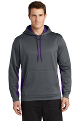 Sport-Tek Sport-Wick Fleece Colorblock Hooded Pullover ST235