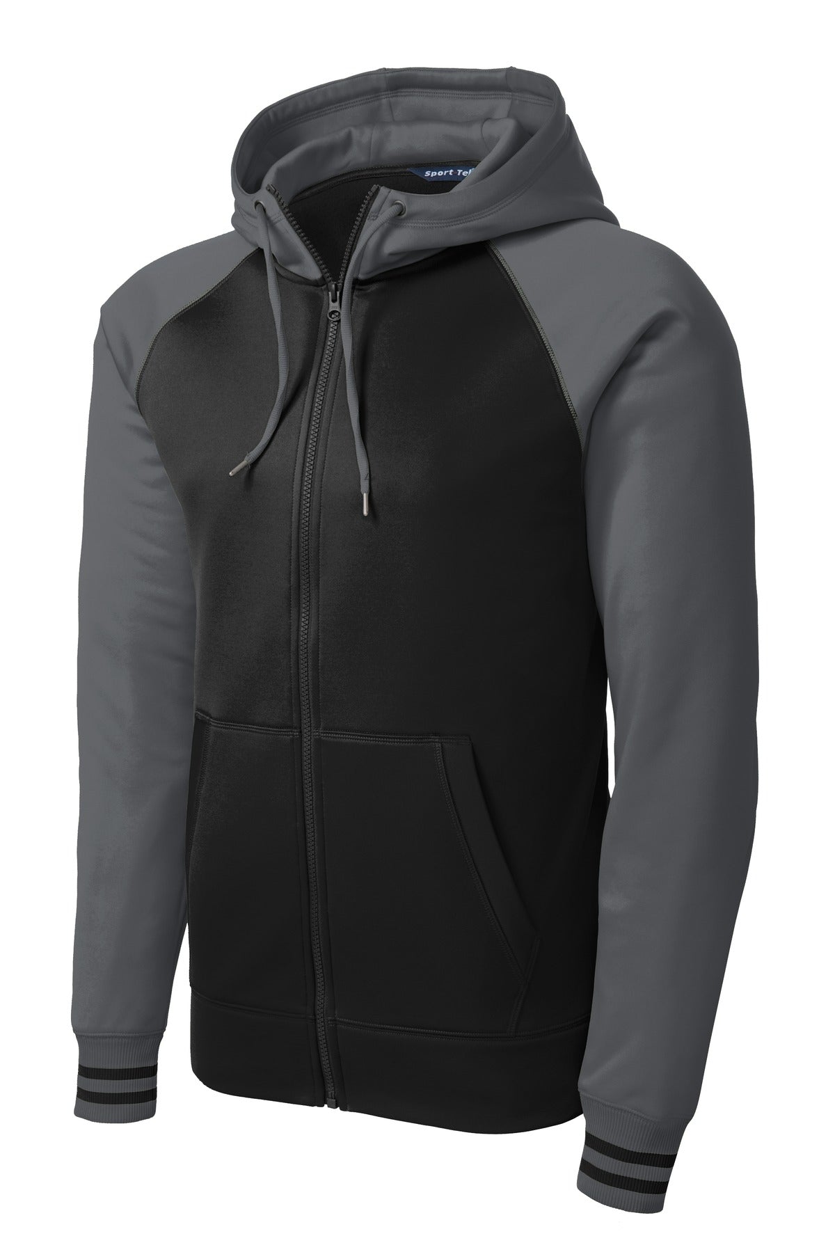 Sport-Tek Sport-Wick Varsity Fleece Full-Zip Hooded Jacket ST236