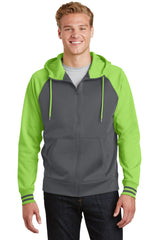 Sport-Tek Sport-Wick Varsity Fleece Full-Zip Hooded Jacket ST236