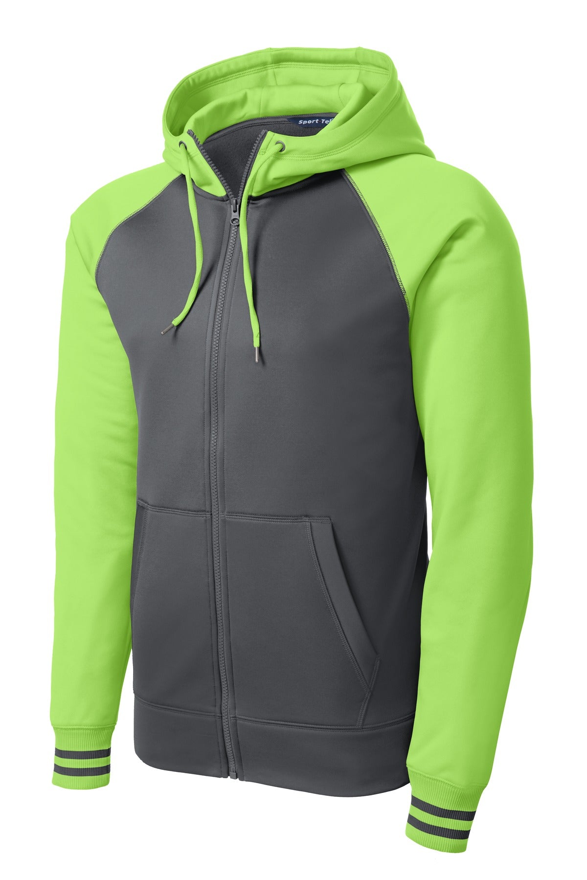 Sport-Tek Sport-Wick Varsity Fleece Full-Zip Hooded Jacket ST236
