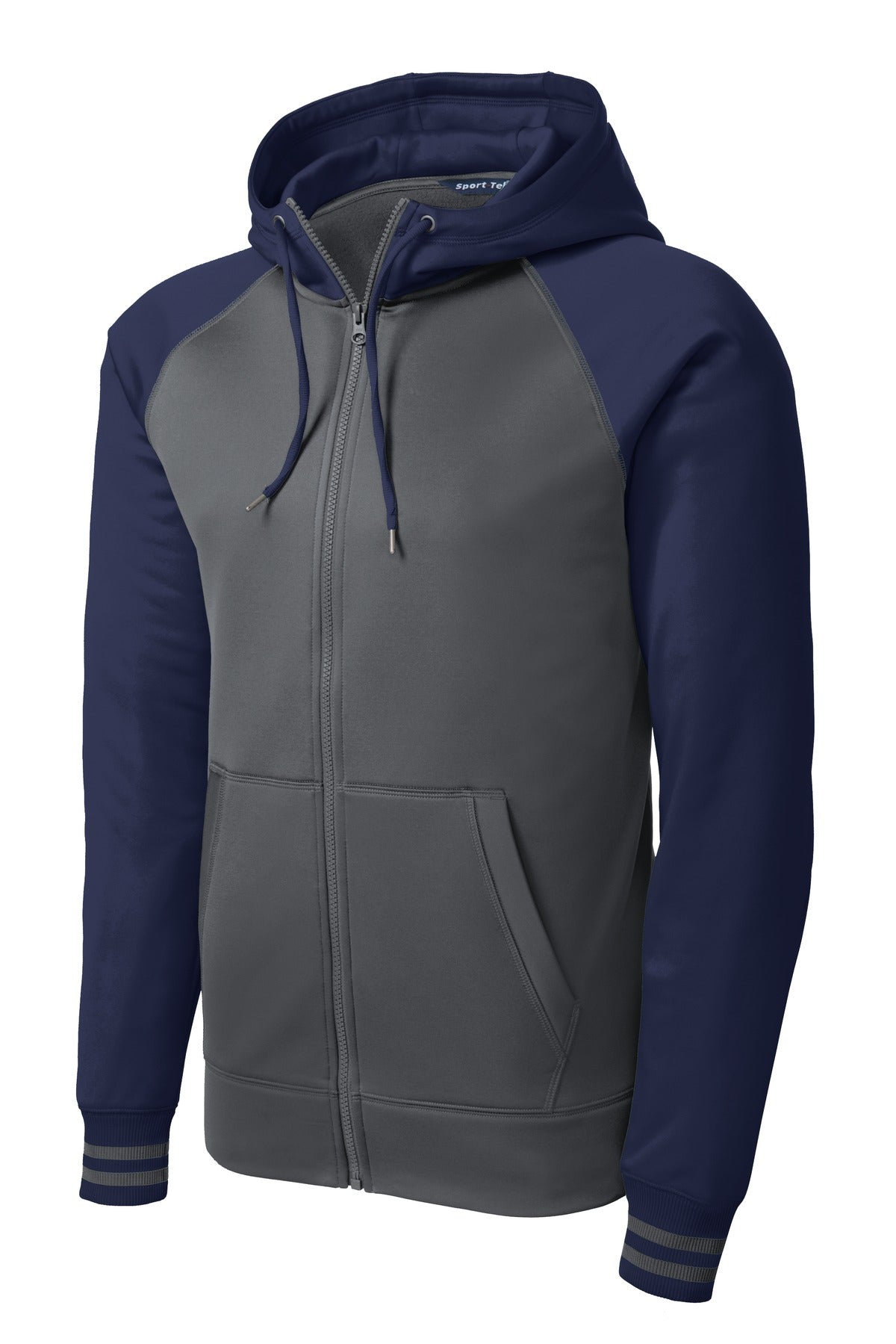 Sport-Tek Sport-Wick Varsity Fleece Full-Zip Hooded Jacket ST236
