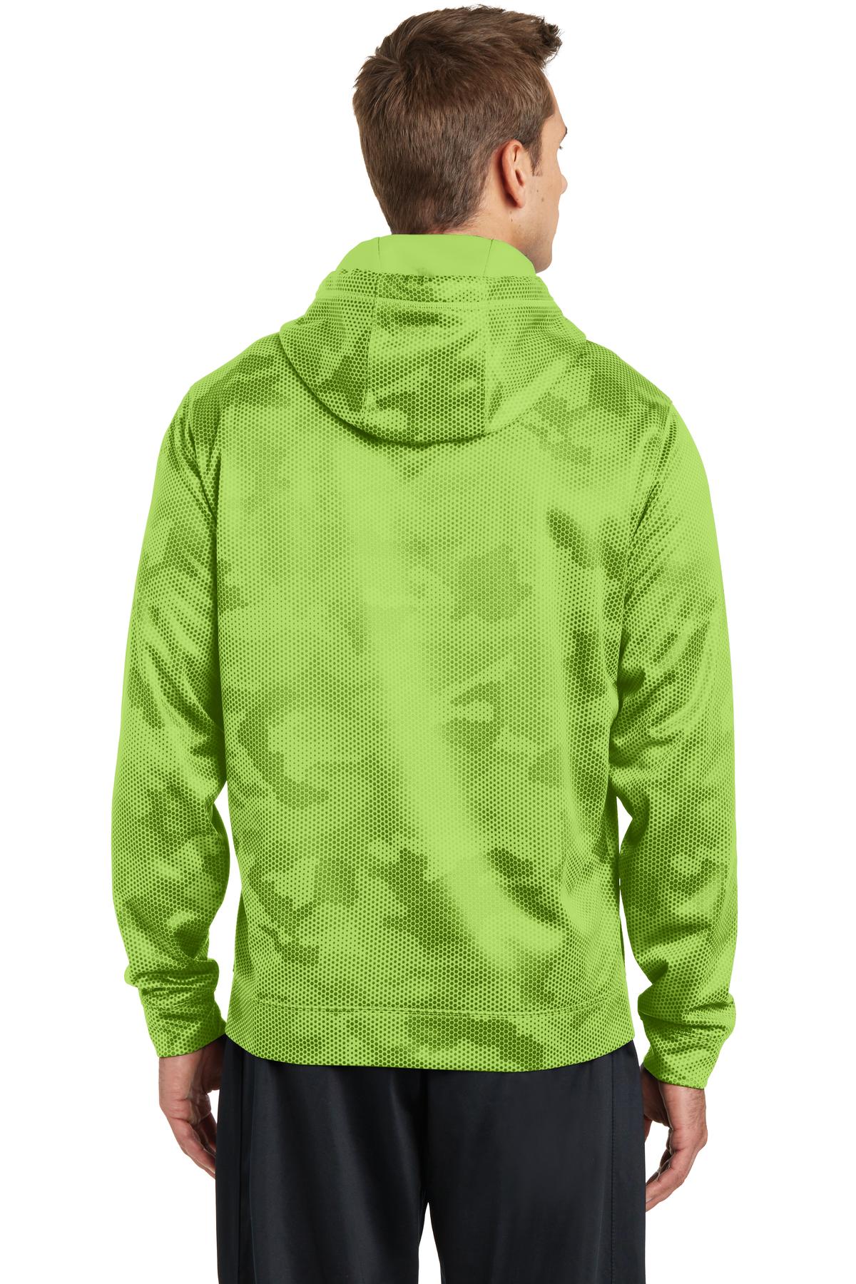 Sport-Tek Sport-Wick CamoHex Fleece Hooded Pullover ST240