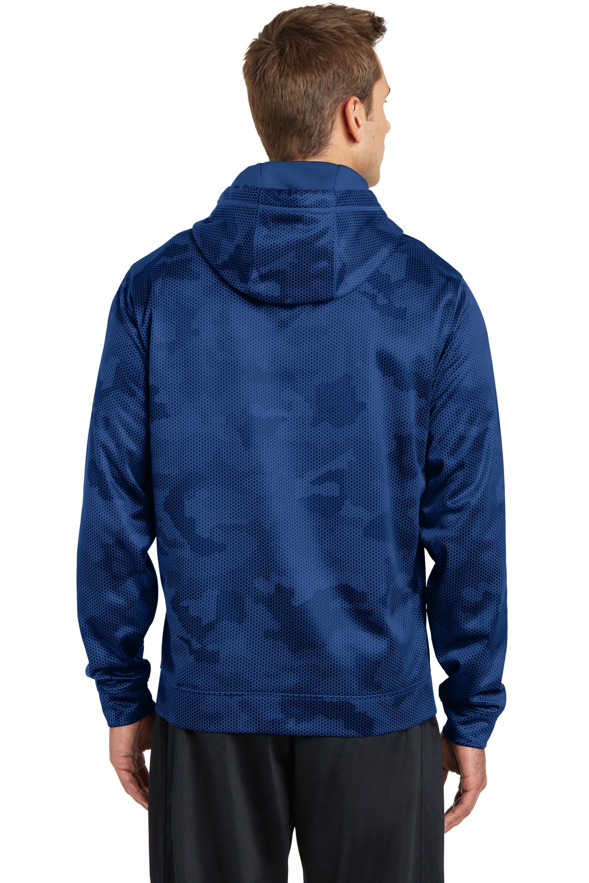 Sport-Tek Sport-Wick CamoHex Fleece Hooded Pullover ST240