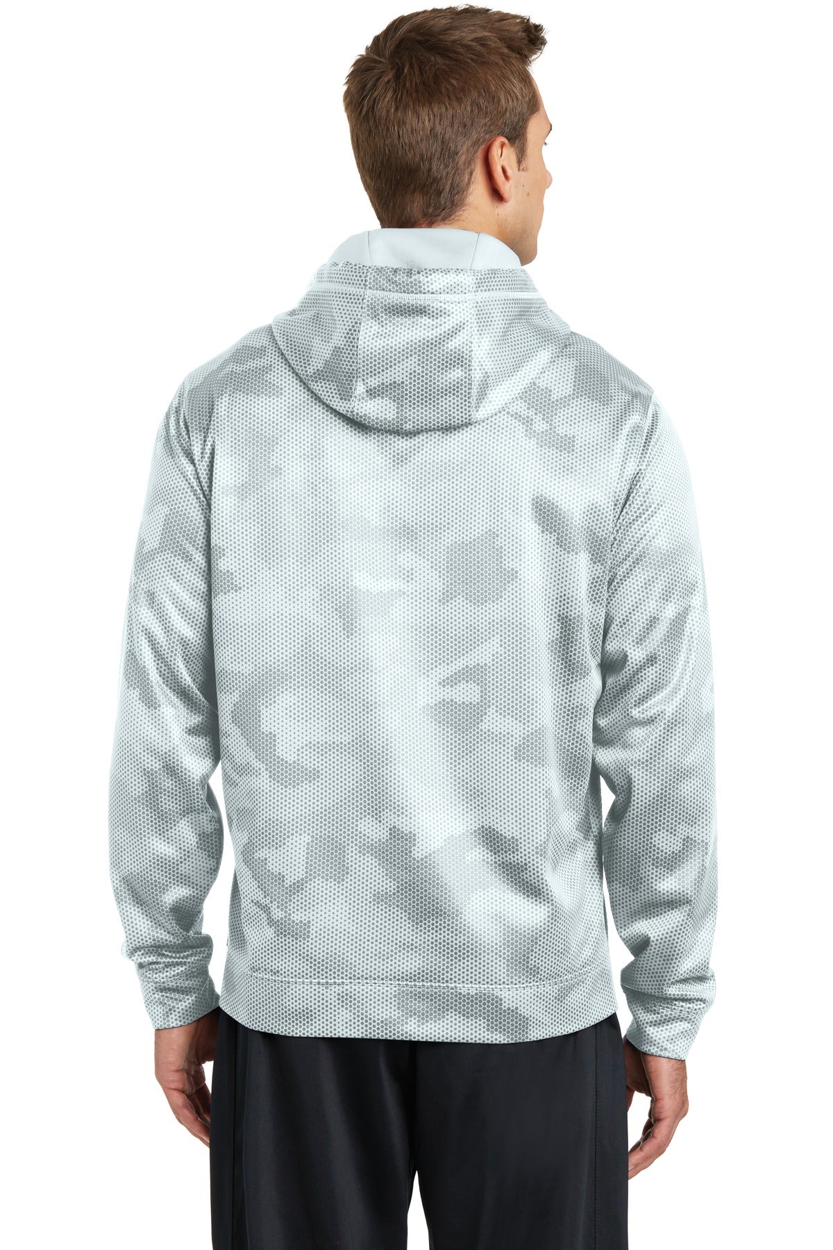 Sport-Tek Sport-Wick CamoHex Fleece Hooded Pullover ST240