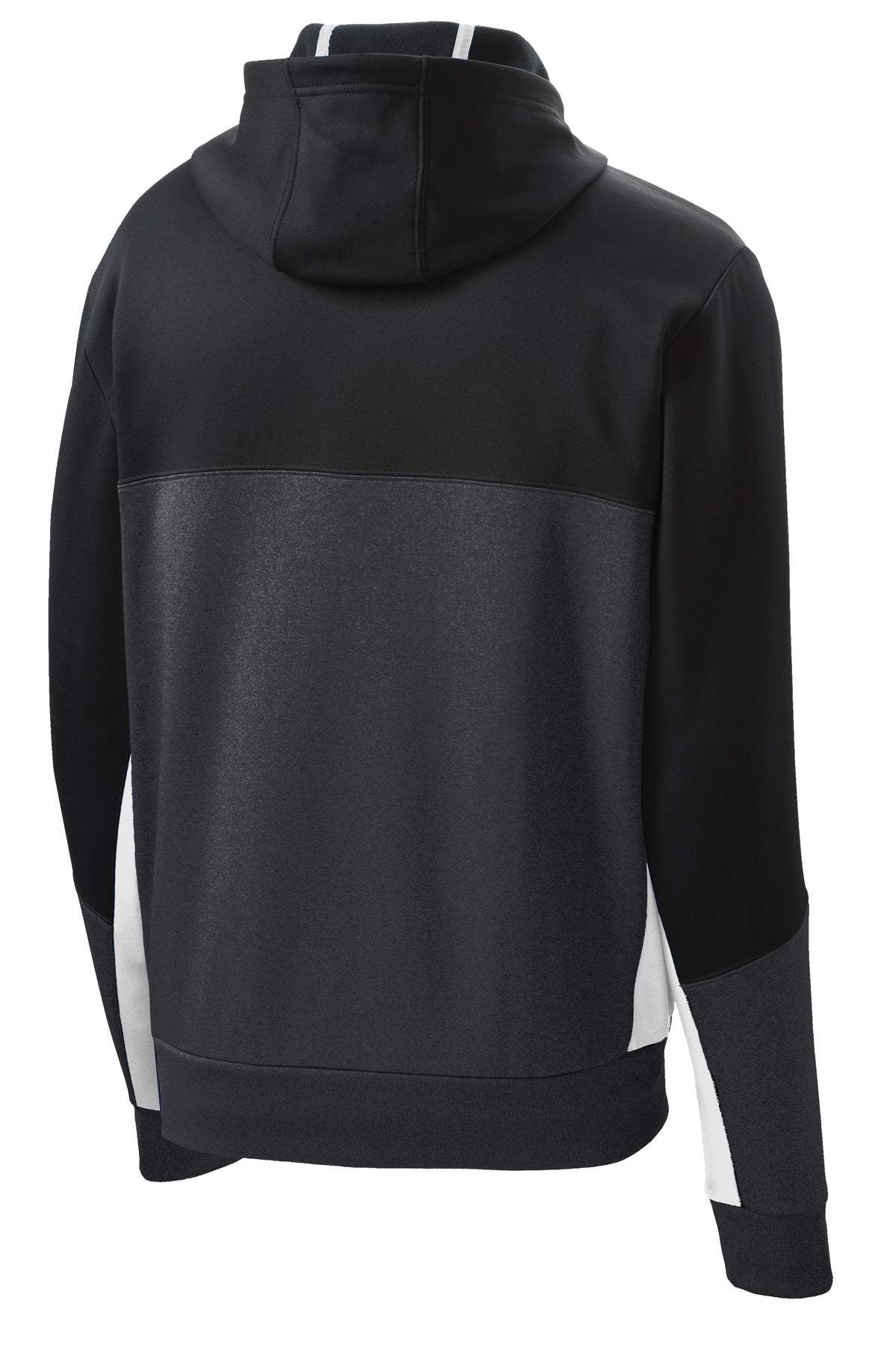 Sport-Tek Tech Fleece Colorblock Full-Zip Hooded Jacket ST245