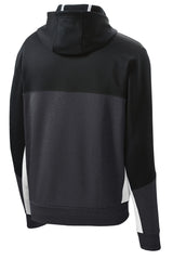 Sport-Tek Tech Fleece Colorblock Full-Zip Hooded Jacket ST245