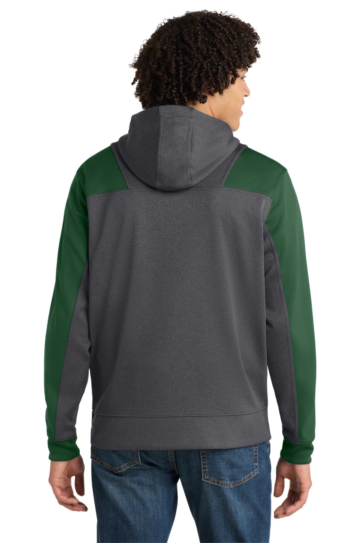 Sport-Tek Tech Fleece Colorblock 1/4-Zip Hooded Sweatshirt ST249