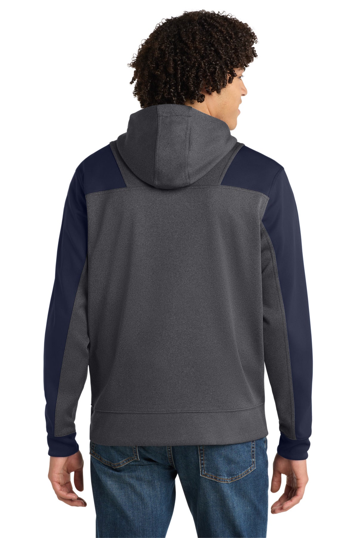Sport-Tek Tech Fleece Colorblock 1/4-Zip Hooded Sweatshirt ST249