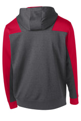Sport-Tek Tech Fleece Colorblock 1/4-Zip Hooded Sweatshirt ST249
