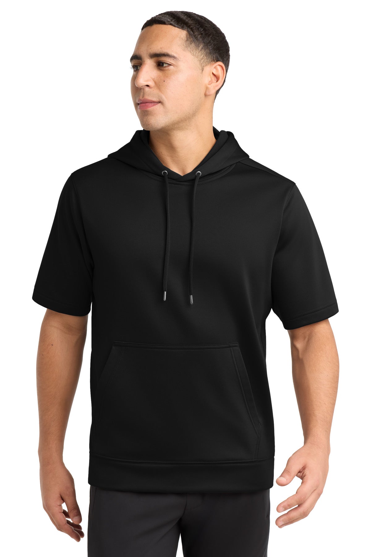 Sport-Tek  Sport-Wick  Fleece Short Sleeve Hooded Pullover ST251