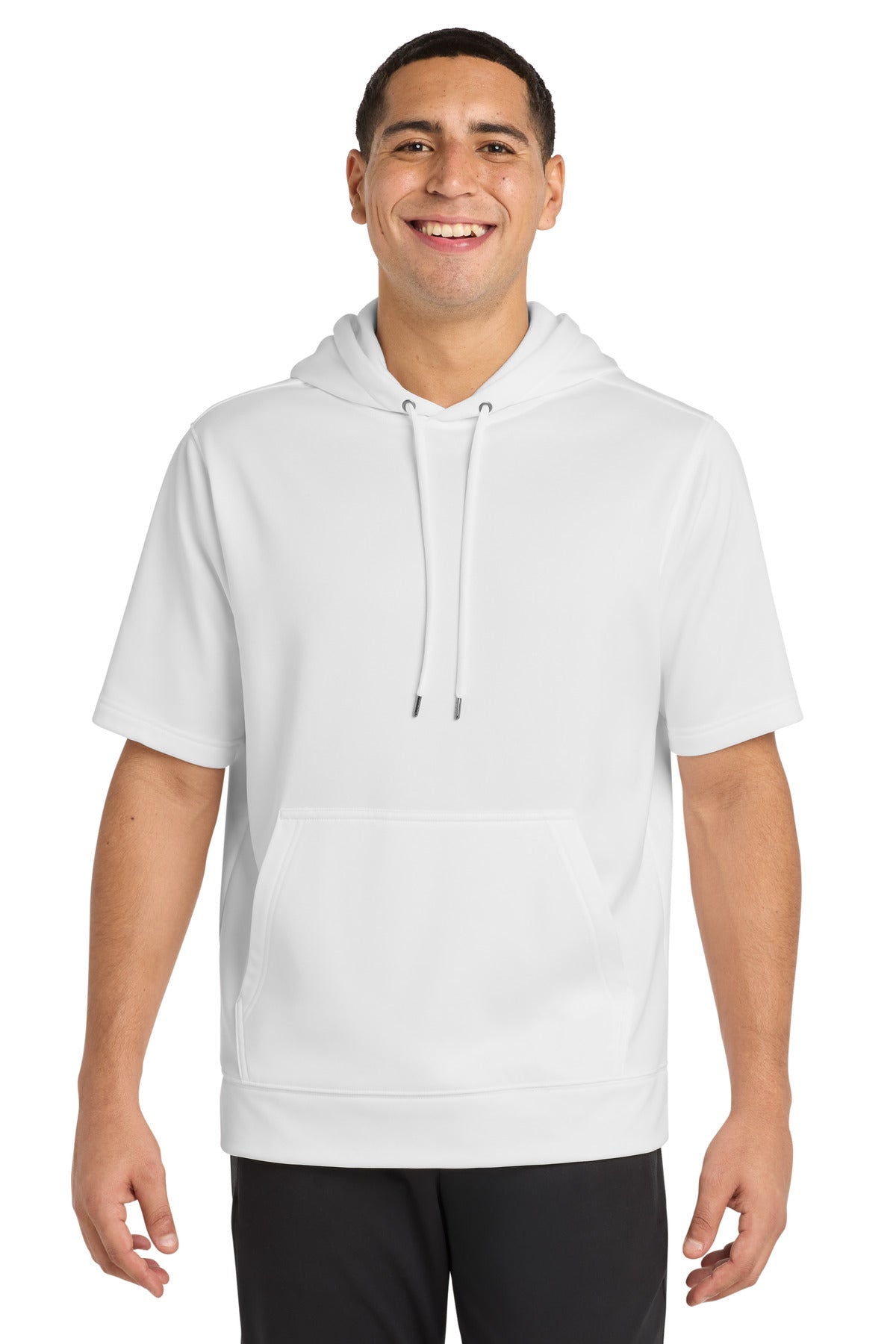 Sport-Tek  Sport-Wick  Fleece Short Sleeve Hooded Pullover ST251