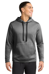 Sport-Tek PosiCharge Sport-Wick Heather Fleece Hooded Pullover ST264