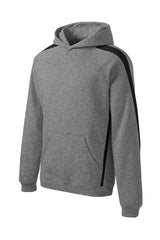 Sport-Tek Sleeve Stripe Pullover Hooded Sweatshirt ST265