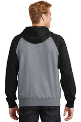 Sport-Tek Raglan Colorblock Pullover Hooded Sweatshirt ST267