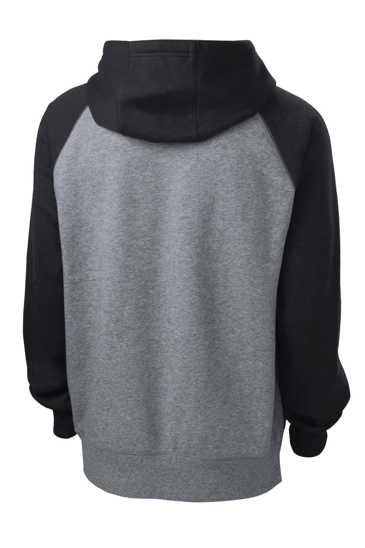 Sport-Tek Raglan Colorblock Pullover Hooded Sweatshirt ST267