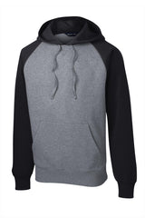 Sport-Tek Raglan Colorblock Pullover Hooded Sweatshirt ST267