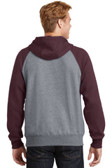 Sport-Tek Raglan Colorblock Pullover Hooded Sweatshirt ST267