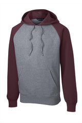 Sport-Tek Raglan Colorblock Pullover Hooded Sweatshirt ST267