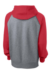 Sport-Tek Raglan Colorblock Pullover Hooded Sweatshirt ST267