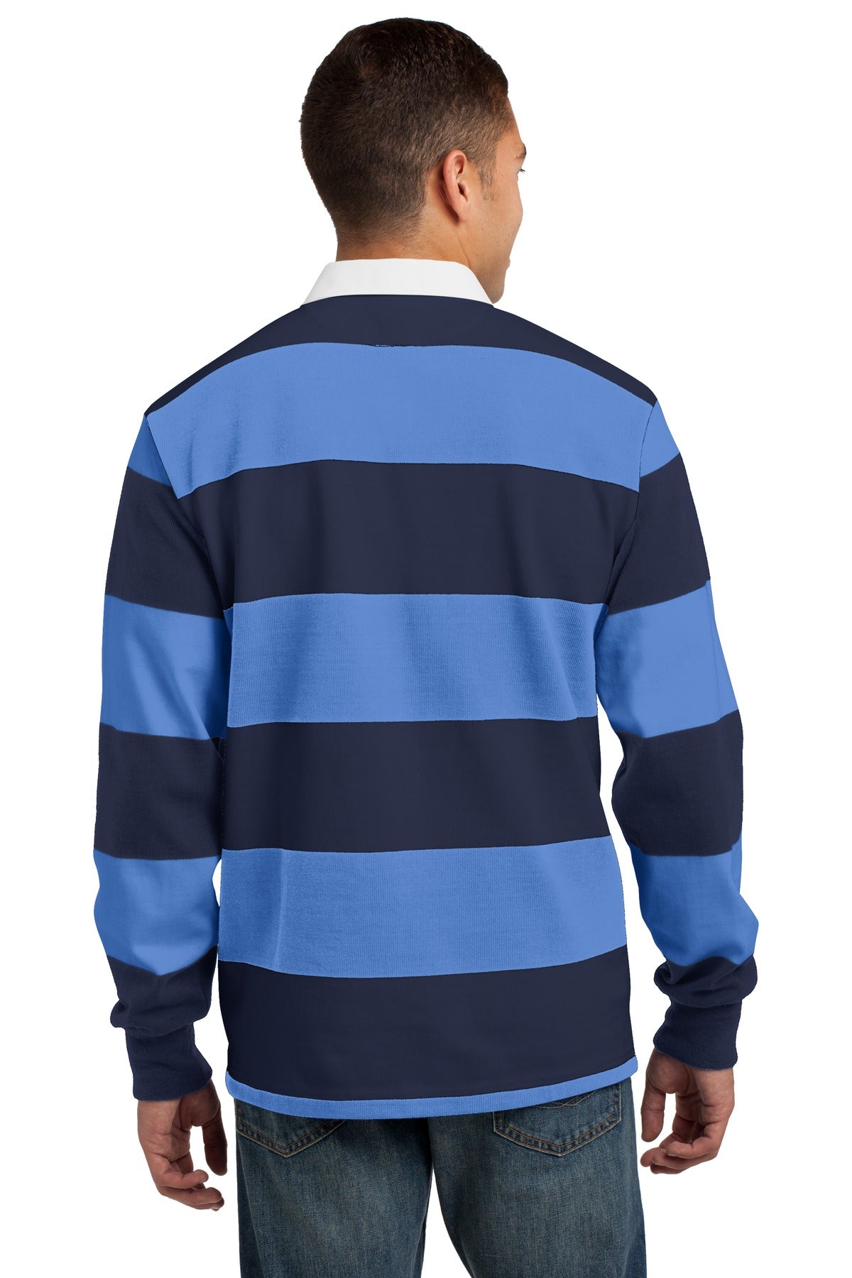 Sport-Tek Classic Long Sleeve Rugby Polo ST301