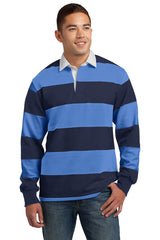 Sport-Tek Classic Long Sleeve Rugby Polo ST301
