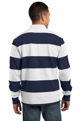 Sport-Tek Classic Long Sleeve Rugby Polo ST301