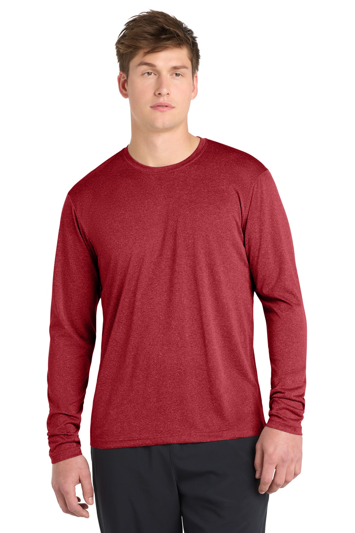 Sport-Tek Long Sleeve Heather Contender Tee ST360LS