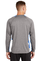 Sport-Tek Long Sleeve Heather Colorblock Contender Tee ST361LS