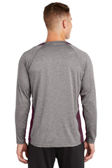 Sport-Tek Long Sleeve Heather Colorblock Contender Tee ST361LS