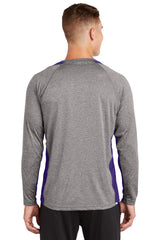 Sport-Tek Long Sleeve Heather Colorblock Contender Tee ST361LS