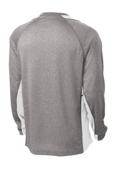 Sport-Tek Long Sleeve Heather Colorblock Contender Tee ST361LS