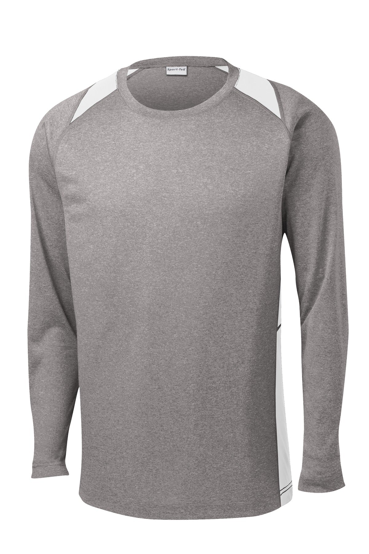 Sport-Tek Long Sleeve Heather Colorblock Contender Tee ST361LS