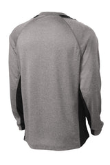 Sport-Tek Long Sleeve Heather Colorblock Contender Tee ST361LS