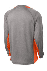 Sport-Tek Long Sleeve Heather Colorblock Contender Tee ST361LS