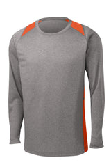 Sport-Tek Long Sleeve Heather Colorblock Contender Tee ST361LS