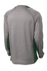 Sport-Tek Long Sleeve Heather Colorblock Contender Tee ST361LS
