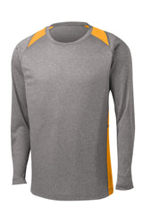 Sport-Tek Long Sleeve Heather Colorblock Contender Tee ST361LS