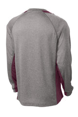 Sport-Tek Long Sleeve Heather Colorblock Contender Tee ST361LS